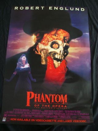 Phantom Of The Opera Movie Poster Robert Englund Video Promo 1990