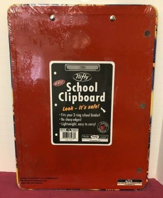 Vintage Nifty Club Girl Hoola Hoop & Dog Memo Pad Stationary Clipboard 1997. 3