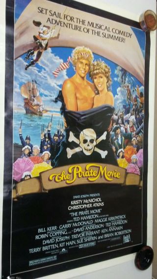 The Pirate Movie Kristy Mcnichol Christopher Akins 1982 Full Sheet Movie Poster