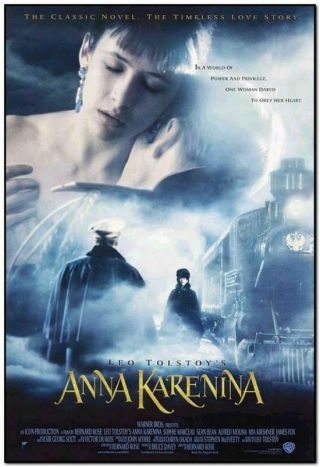 Anna Karenina - 1997 - 27x40 Movie Poster - Sophie Marceau - Tolstoy