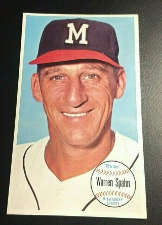 1964 Topps Giants Baseball Vintage Card 31 Warren Spahn 7/13 - 13