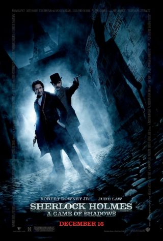 Sherlock Holmes A Game Of Shadows Movie Poster 27x40 Inch