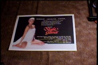Night Games 1980 Half Sheet 22x28 Movie Poster Sexy Babe
