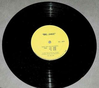 Big Jake Orig 1971 John Wayne Western Film Set Of Radio Spot Ads 33.  3 Rpm Vinyl