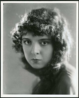 Colleen Moore Young Cute 1910s Silent Film Actress Portrait Vintage Photo