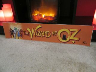 The Wizard Of Oz [ver.  2] [1939] 5x25 [large] [authentic] Movie Poster [mylar]