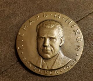 Vintage Richard M.  Nixon Presidential Bronze Medal Medalic Art