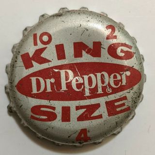 1950s Dr Pepper Bottle Cap Staunton Danville Lynchburg Va Virginia Vintage