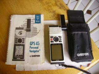 Vintage " Garmin " Gps 45 Personal Navigator Iph 13000 Usa,  1994.