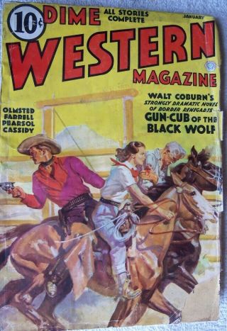 Vintage Western Pulp Dime Western 1 - 37 Walt Coburn,  Luke Short,  Cliff Farrell