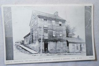 Vintage Postcard - Home Of Emancipator Abolitionist Newspaper - Jonesboro,  Tn