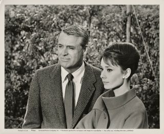 Audrey Hepburn,  Cary Grant 1963 Scene Still Charade