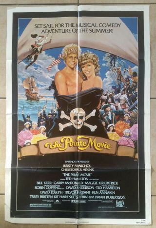 The Pirate Movie - 1982 Folded 27x41 One Sheet Movie Poster