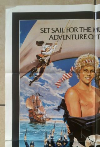 THE PIRATE MOVIE - 1982 Folded 27x41 One Sheet Movie Poster 2