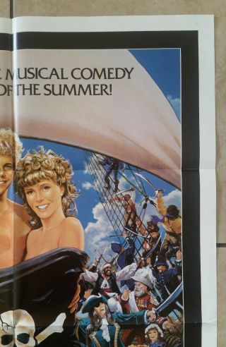THE PIRATE MOVIE - 1982 Folded 27x41 One Sheet Movie Poster 3