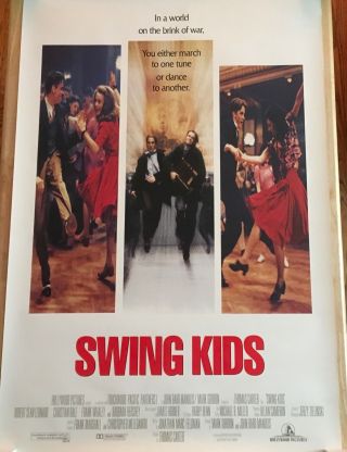Swing Kids Double Sided Movie Poster 27x40christian Bale Robert Leonard