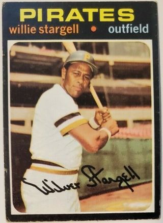 1971 Topps 230 Willie Stargell Mlb Hof Pittsburgh Pirates Vintage Card