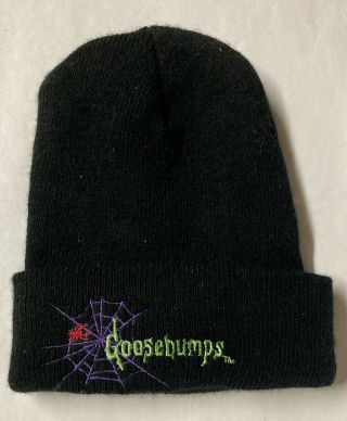 Goosebumps Beanie Rare 90s Horror Book Series Winter Hat Adult Size Vintage