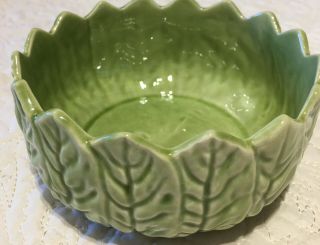 Vintage Cabbage Leaf Type Bowl Very Different