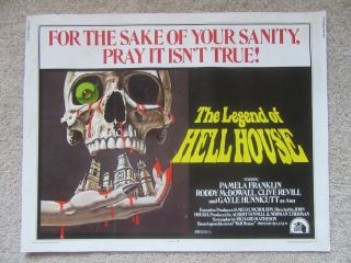 Legend Of Hell House 1973 Hlf Sht Movie Poster Rld Vg