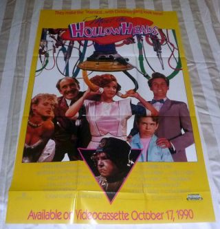 Meet The Hollowheads (1989) - Video Store Movie Poster 26 X 40