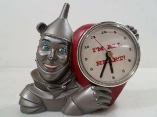 Vintage Wizard Of Oz Tin Man Heart Clock Bt