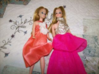 2 - Vintage Dawn Dolls With Outfits