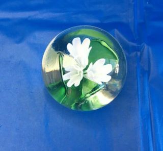 Dynasty Gallery Heirloom Collectibles Star Of Bethlehem Flower Glass Paperweight 2