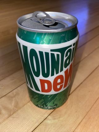 Vintage 1993 Mountain Dew Aluminum Soda Pop Can 12 Oz Collectible Soda Pop Can