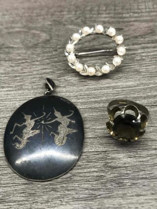 Vintage Sterling & Silver Marked Jewelry