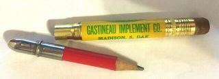 Vintage John Deere Bullet Pencil Gastineau Implement,  Madison,  South Dakota
