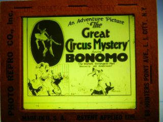 The Great Circus Mystery (1925) Glass Slide - Joe Bonomo