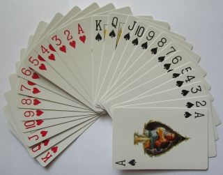 India Playing cards promoting the Bollywood movie Mughal E Azam Nigar Sultana 3