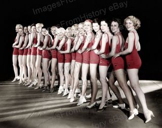 8x10 Print Footlight Parade Chorus Girls 1933 Flp