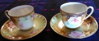 Vintage hand painted Japanese tea set (probably a child ' s set) 2