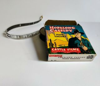 Vintage 16mm Castle Films Hopalong Cassidy Prairie Vengeance 568