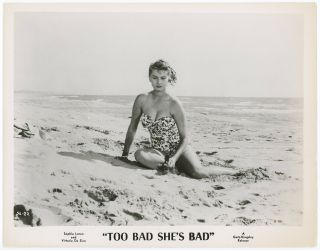 Italian Bathing Beauty Sophia Loren 1955 Too Bad She 