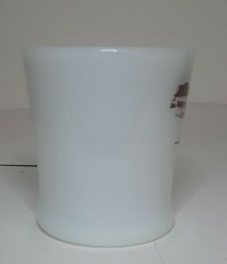 Vtg Fire King Anchor Hocking United National Bank Of Vermillion Coffee Cup Mug 3