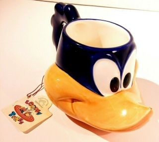 Vintage Looney Tunes Road Runner Coffee Mug 1991