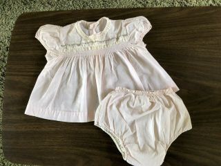 Vintage 2 Piece Pink Plastic Pant Summer Outfit " Cutler " Ex Large Embroidered