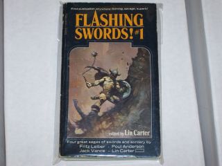 Lin Carter,  Flashing Swords 4 Leiber,  Vance,  Vintage Sword And Sorcery