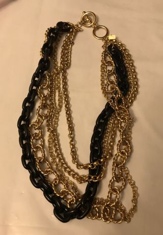 vintage Kenneth Lane necklaces 5 Layers 18” Long 3