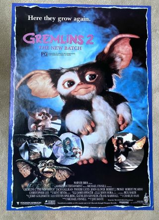 Gremlins 2 The Batch Australian One Sheet Movie Poster 1990
