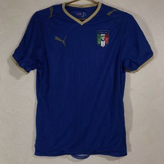 Vintage Italy 2008/2009 Football Shirt Soccer Jersey Calcio Maglia Mens S