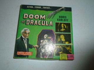 Doom Of Dracula Universal Horror 8 B&w Film & Box