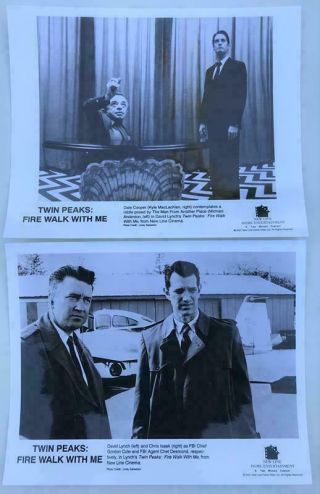 Twin Peaks Fire Walk With Me Presskit With 2 8x10 Photos & 5 Slides David Lynch