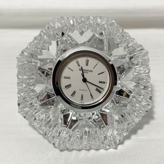 Vintage Waterford Crystal Diamond Shaped Desk Clock