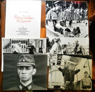 Merry Christmas Mr Lawrence (1983) Orig Publcity Program,  Classic Stills Bowie