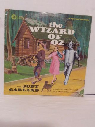 Wizard Of Oz Sound Track Lp Mgm Starring Judy Garland Vintage