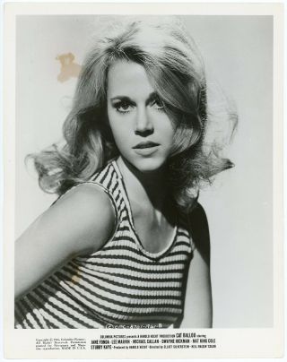 1965 Sexy Mod Jane Fonda Glamour Photograph Cat Ballou Publicity Still